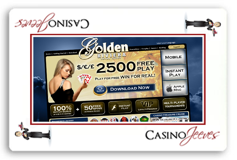 Golden Riviera, one of the most popular Microgaming powered online casinos